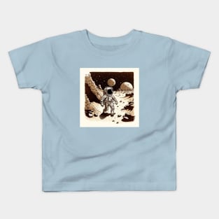 Astronaut Exploring the Unknown Kids T-Shirt